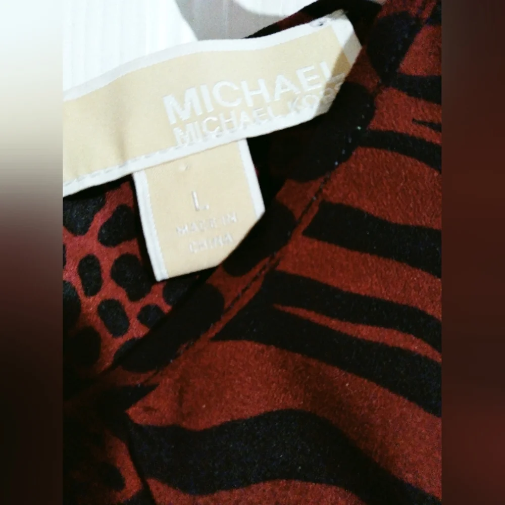 Michael Kors Sz LG Women's Blouse Lg - Picture 3 of 11